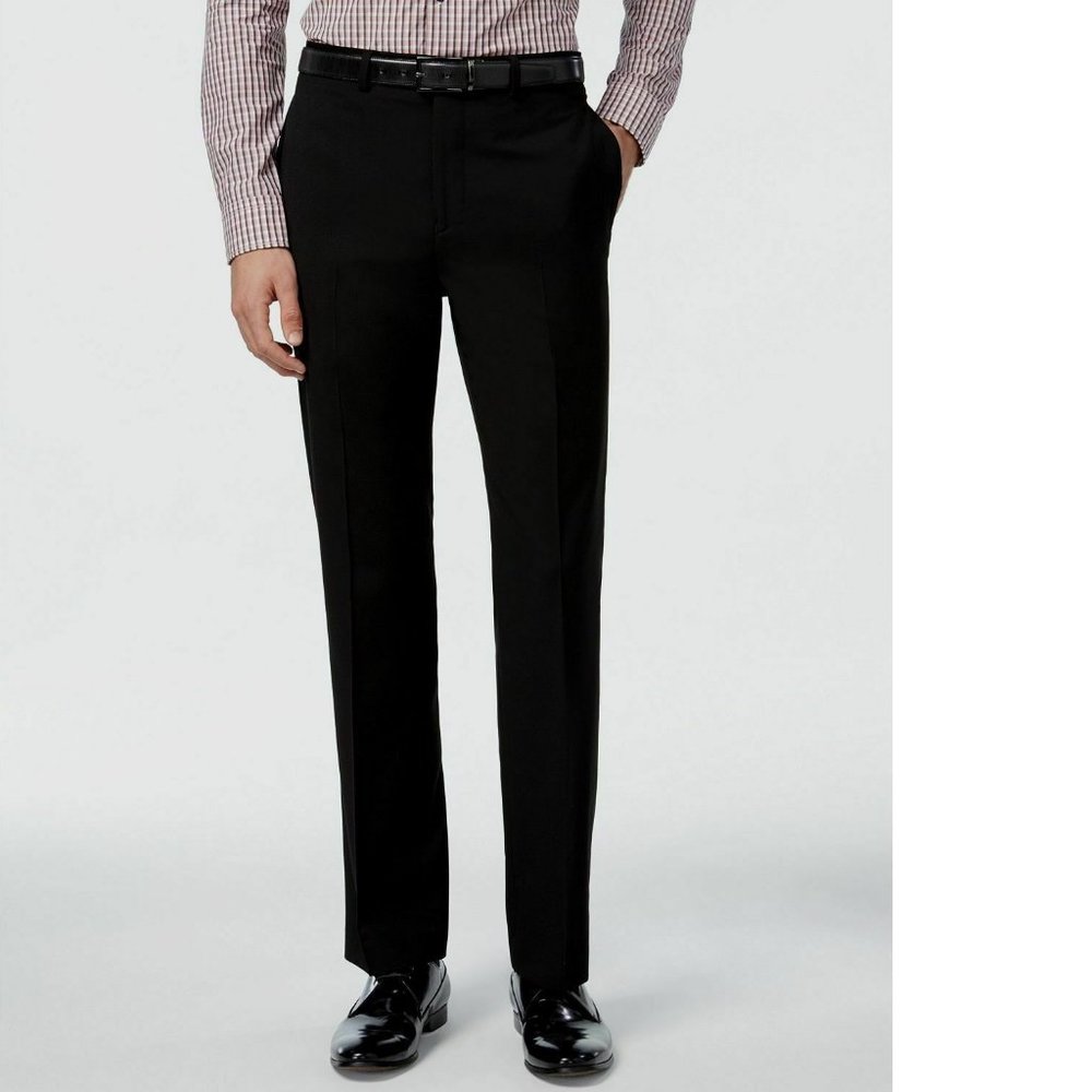 $318 Calvin Klein 30W 32L Slim Fit Black Pants